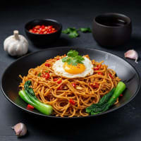 Egg Chilli Garlic Noodles
